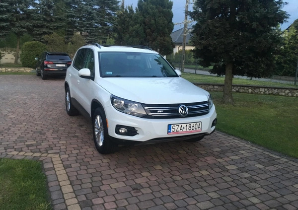 Volkswagen Tiguan cena 60900 przebieg: 109000, rok produkcji 2015 z Zawiercie małe 326